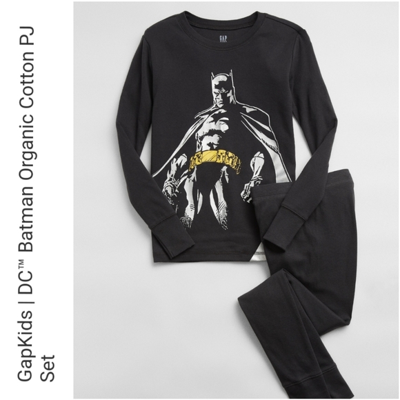 👀50% OFF NWT‼️ GAP Organic Cotton PJ Set with DC Comics Batman